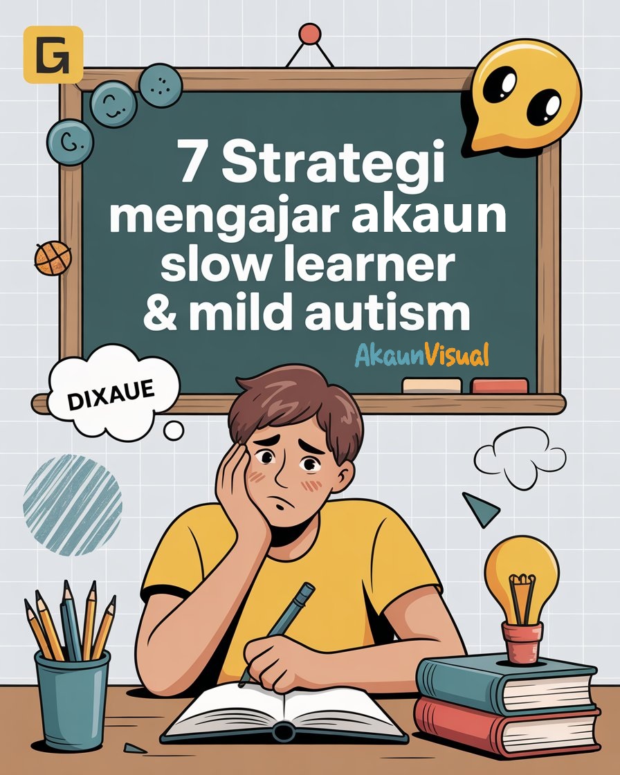 7 Strategi Mengajar Akaun Pelajar Slow Learner cikgu akin akaun visual prinsip perakaunan spm spmflix cmn digylearn